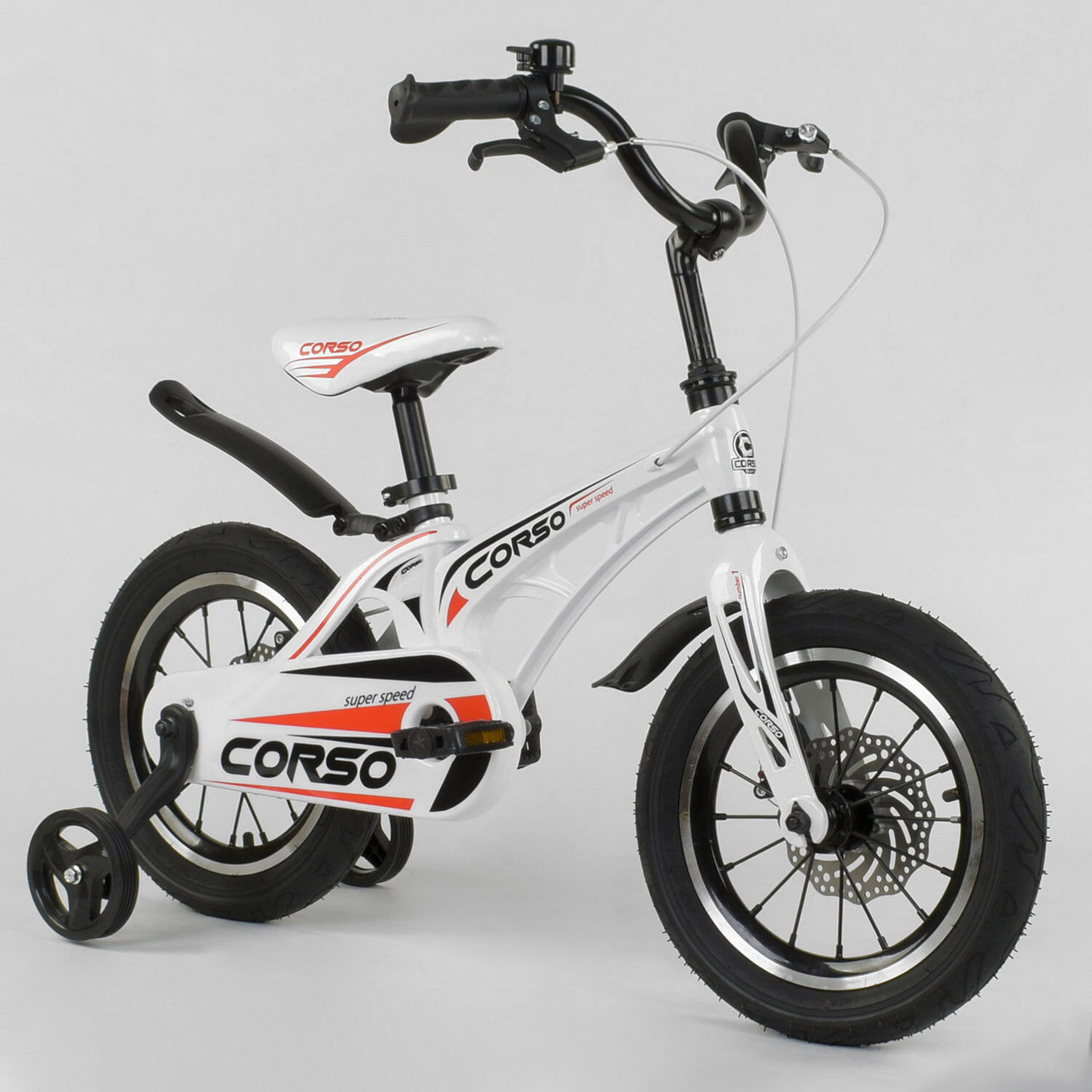 

Велосипед CORSO MG-14S499 14 дюймов (магниевая рама, дисковые тормоза)