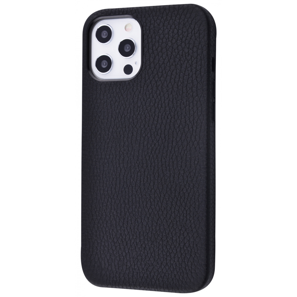 

Чехол Genuine Leather Case Grainy Series для iPhone 12 Pro Max black