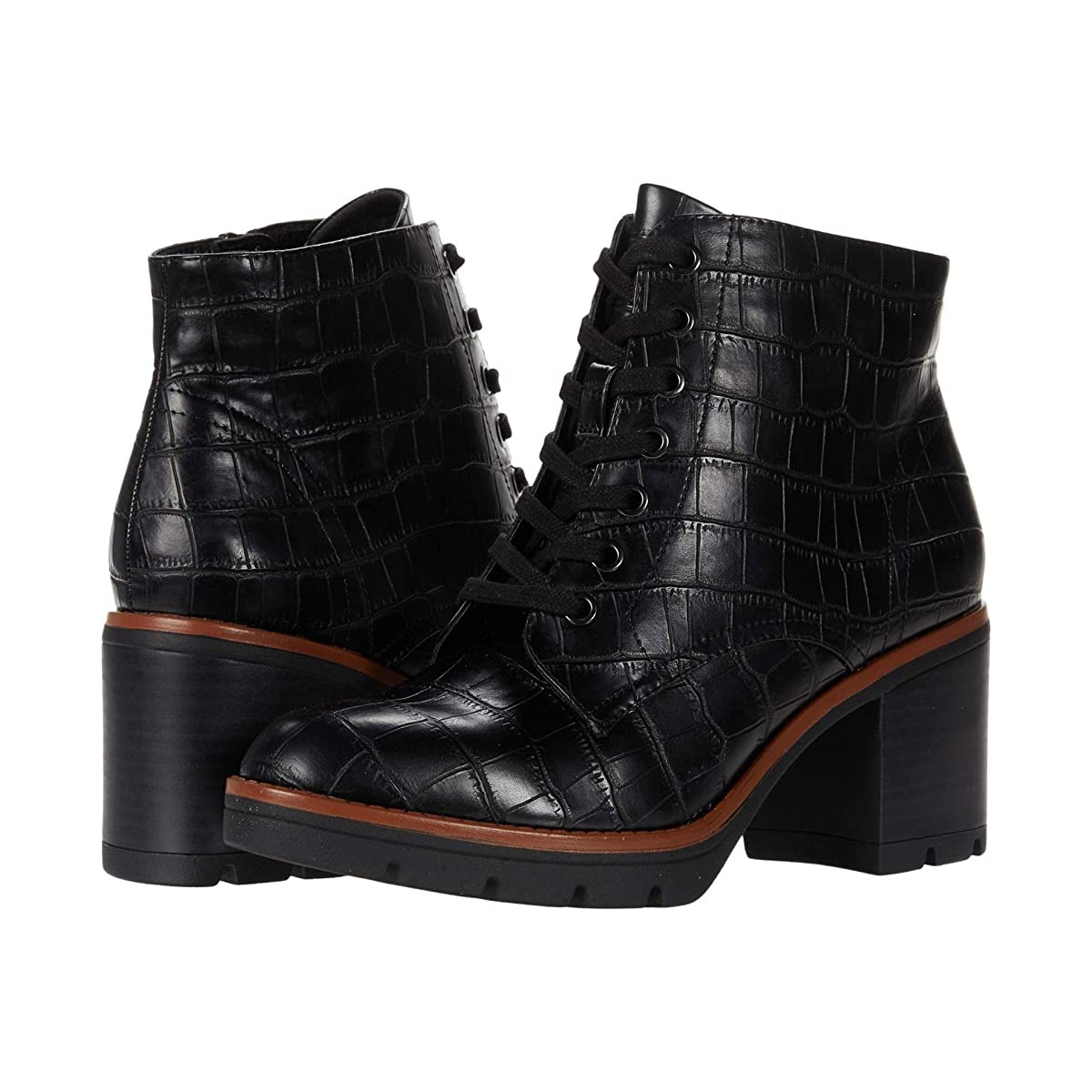 

Ботинки Naturalizer Madalynn Black Crocco, 36.5 (235 мм)