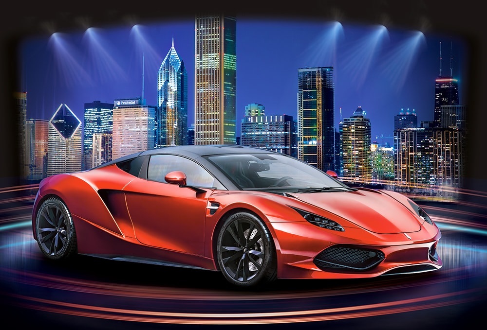 

Кастор пазлы 1000 "Автомобиль Arrinera Hussaria 33 " 68х47см