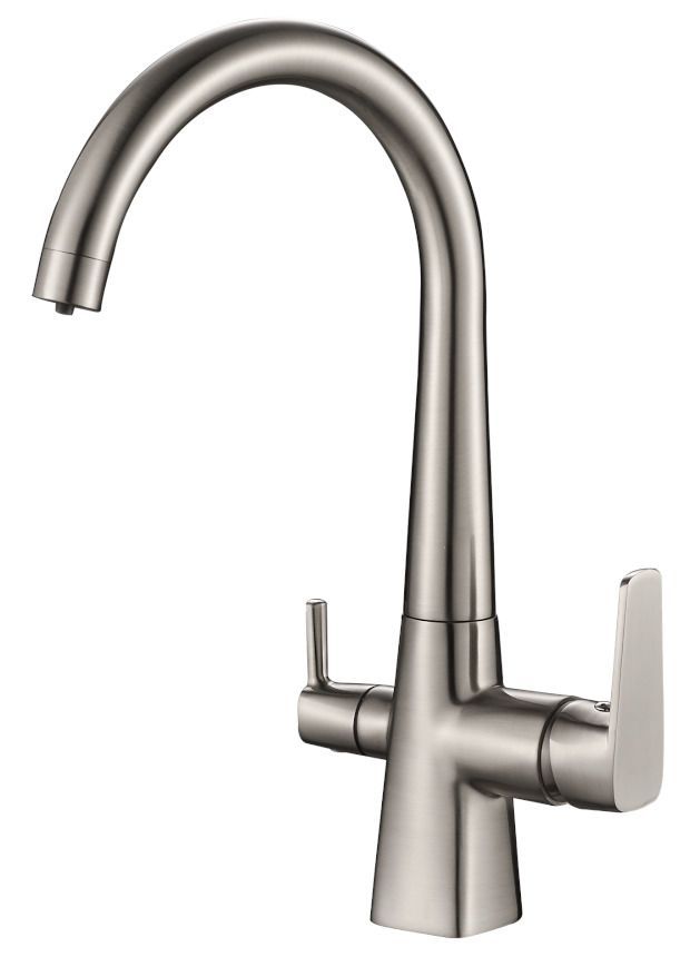 

Смеситель для кухни с подключением к фильтру Globus Lux GLLR-0999-8-STSTEEL (SX702865)