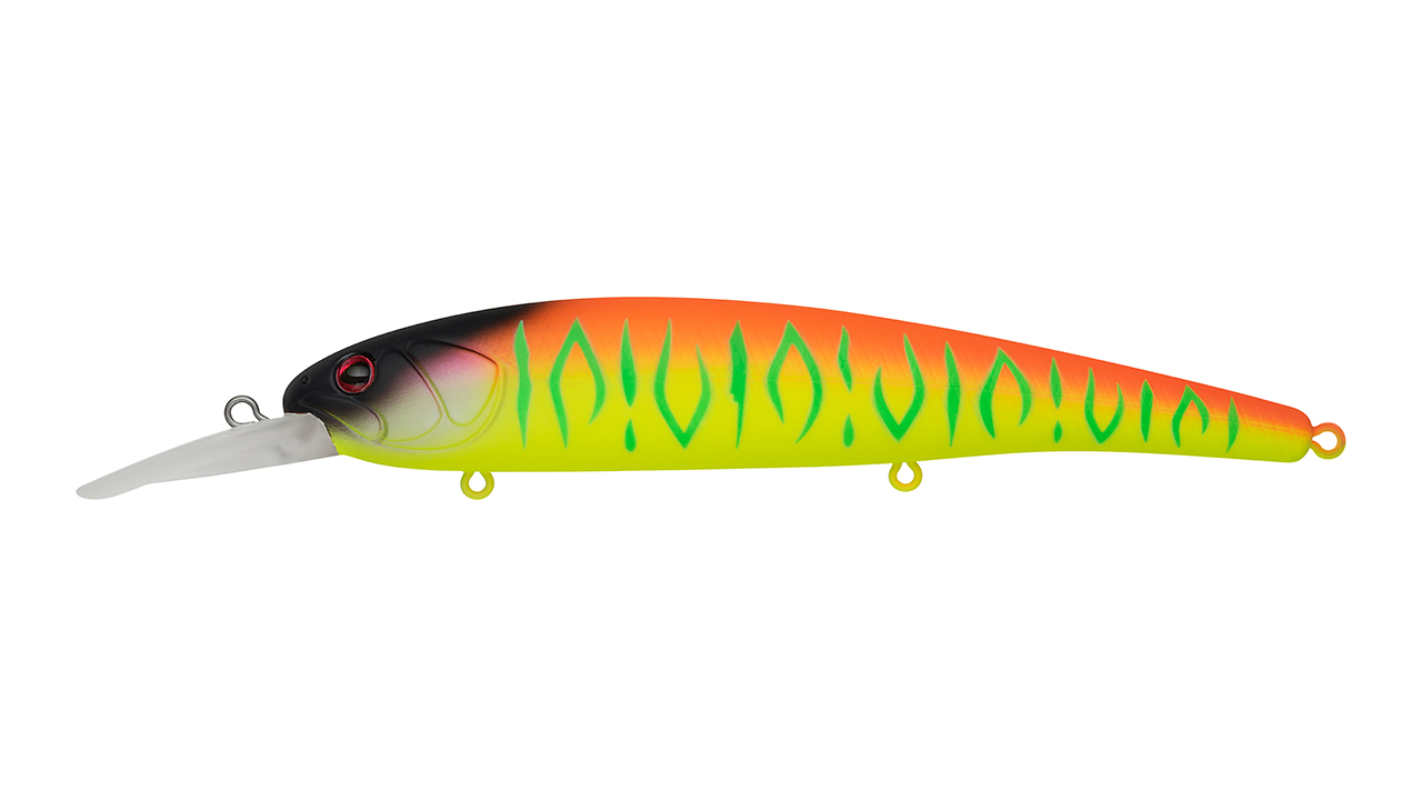 

Воблер Минноу Strike Pro Hooligan Shallow 120SP, 120 мм, 20,1 гр, Загл. 2,0м.-3,6м., Нейтральный, цвет: A242S Sunrise Mat Tiger, (EG-220SP#A242S) (128546)