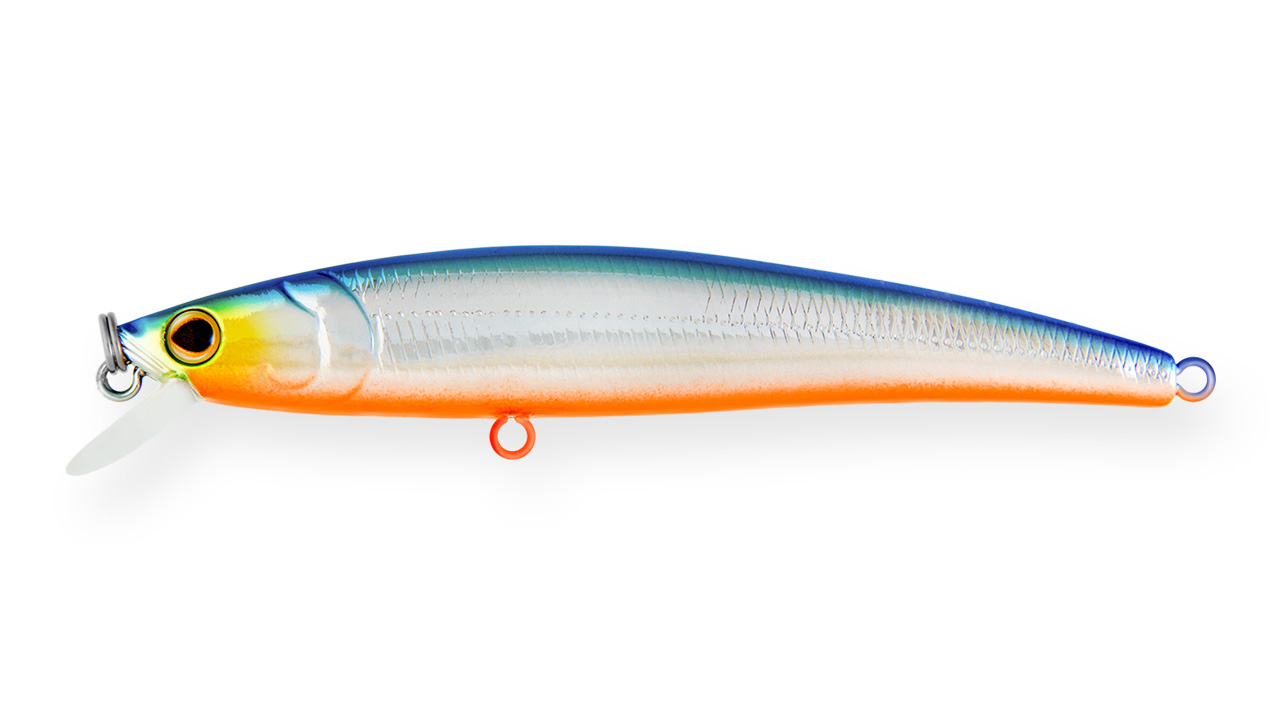 

Воблер Минноу Strike Pro Arc Minnow 105F, 105 мм, 11 гр, Загл. 0,6м.-1,2м., Плавающий, цвет: 626E Blue Silver OB, (JL-092F#626E) (88321)