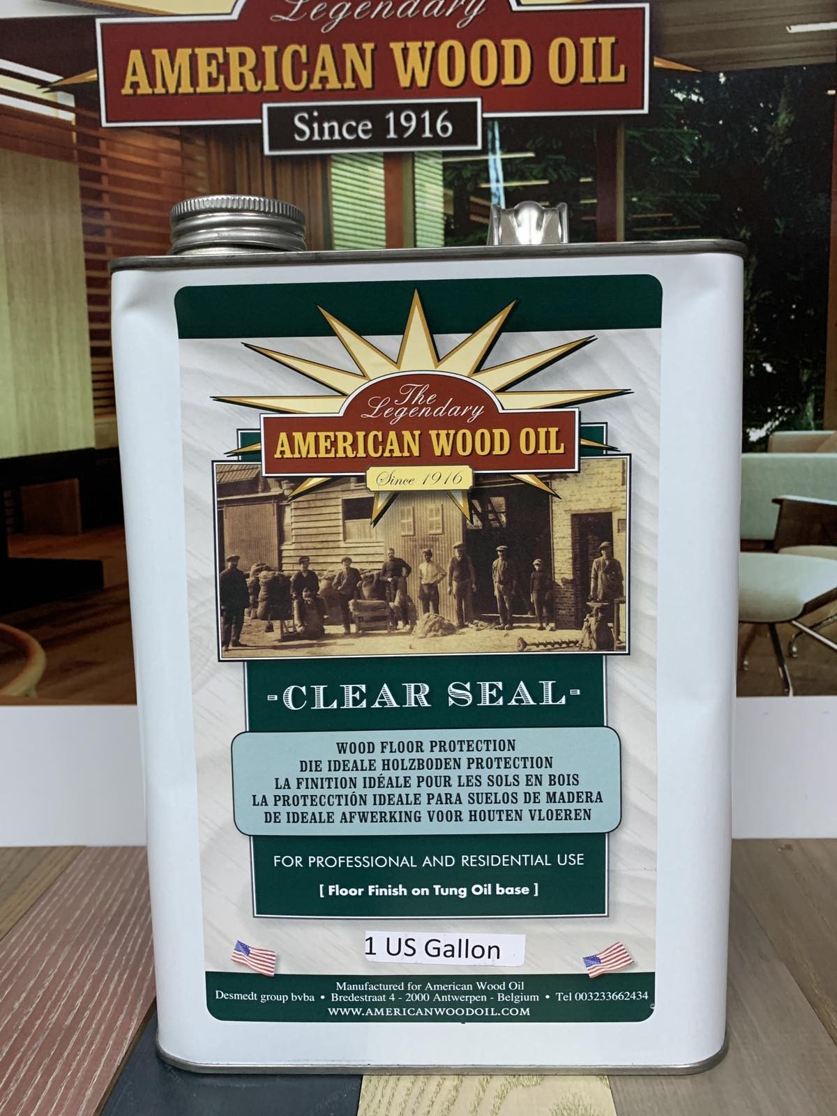 

Паркетне тунгове масло American Wood Oil Clear Seal прозоре 1 л розлив