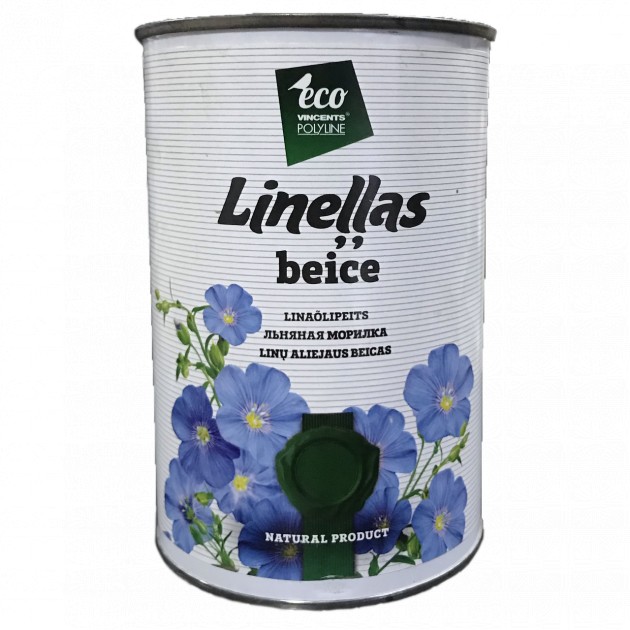 

Лляне масло Vincents Polyline Linellas Beice Пісок 1л