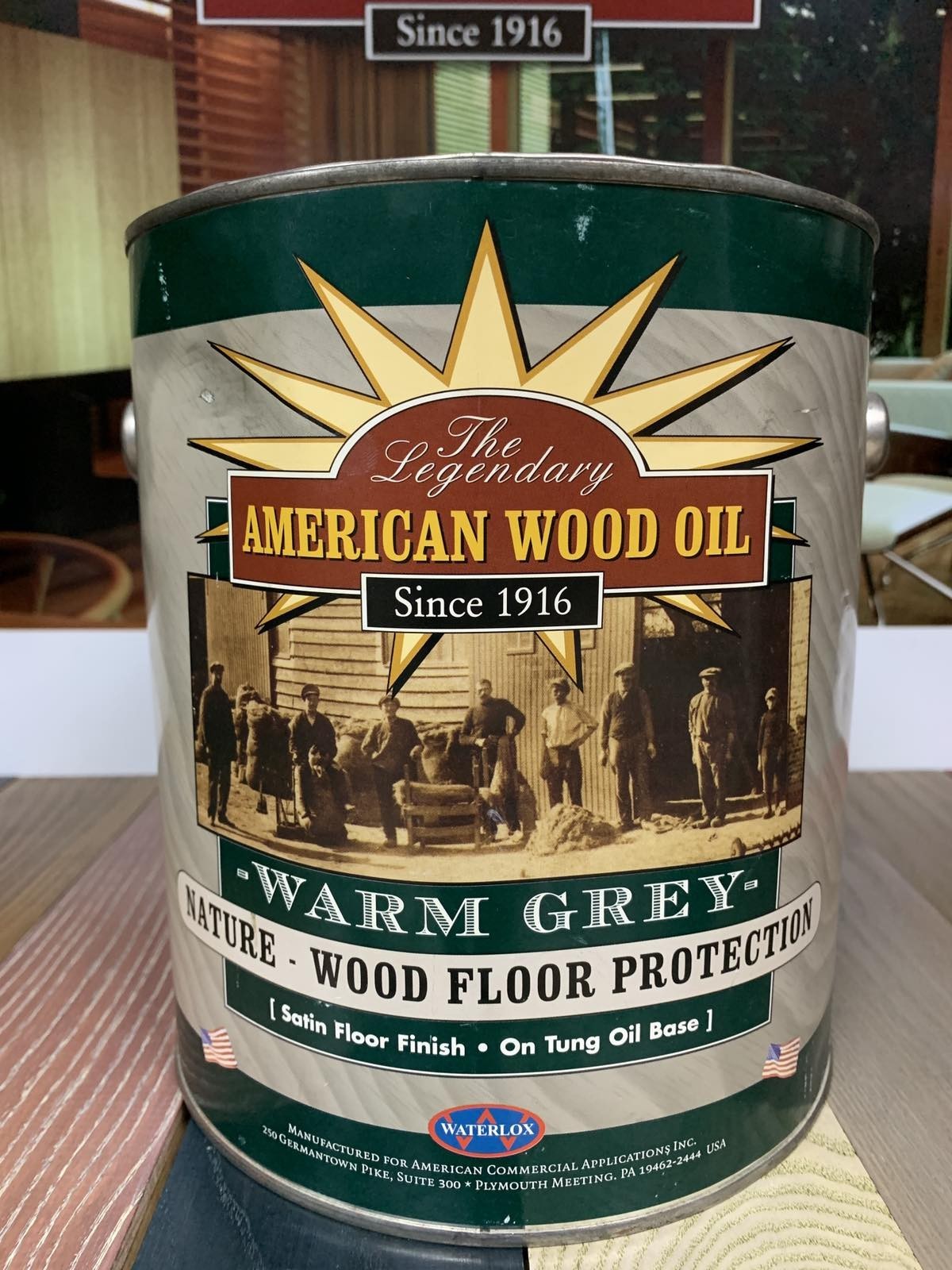 

Тунгове масло American Wood Oil Warm Grey 1л відлив