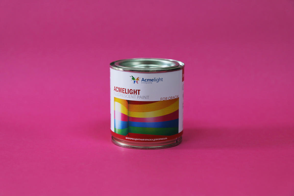 

Флуоресцентная краска для пленки Oracal AcmeLight Fluorescent paint for Oracal белая 0,25 л