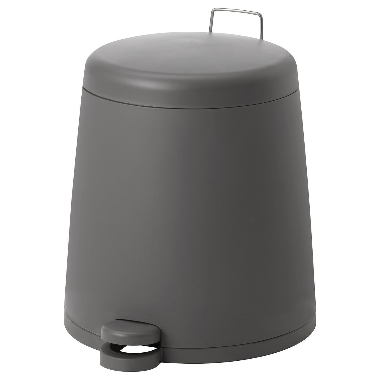 

Контейнер для мусора IKEA SNÄPP 12 л серый 102.454.22