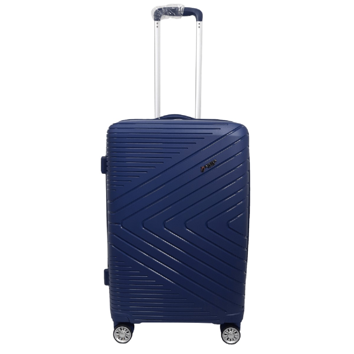 

Чемодан пластиковый AIRTEX 281 средний синий Ap00008