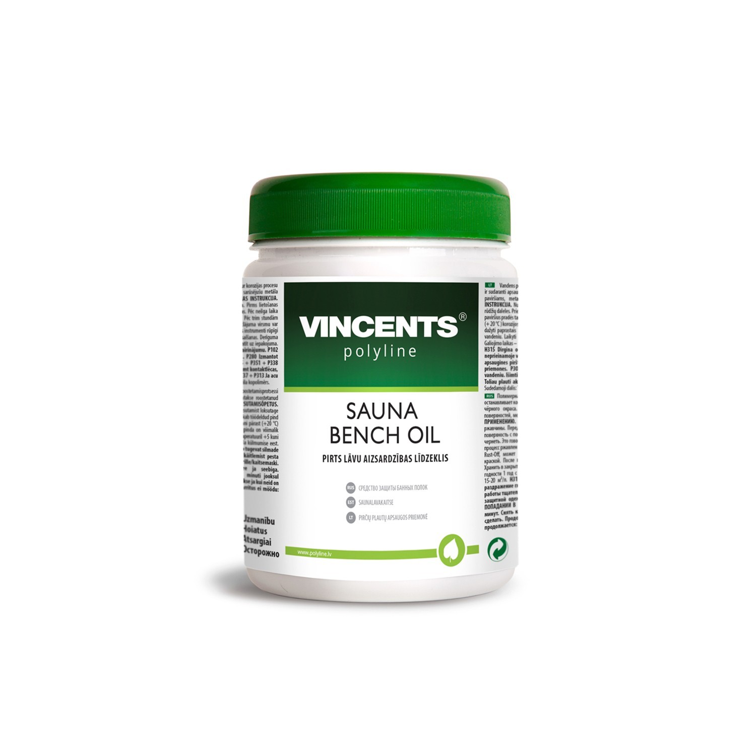 

Лляне масло-рафіноване Vincents Polyline Sauna Bench Oil 0,25 л