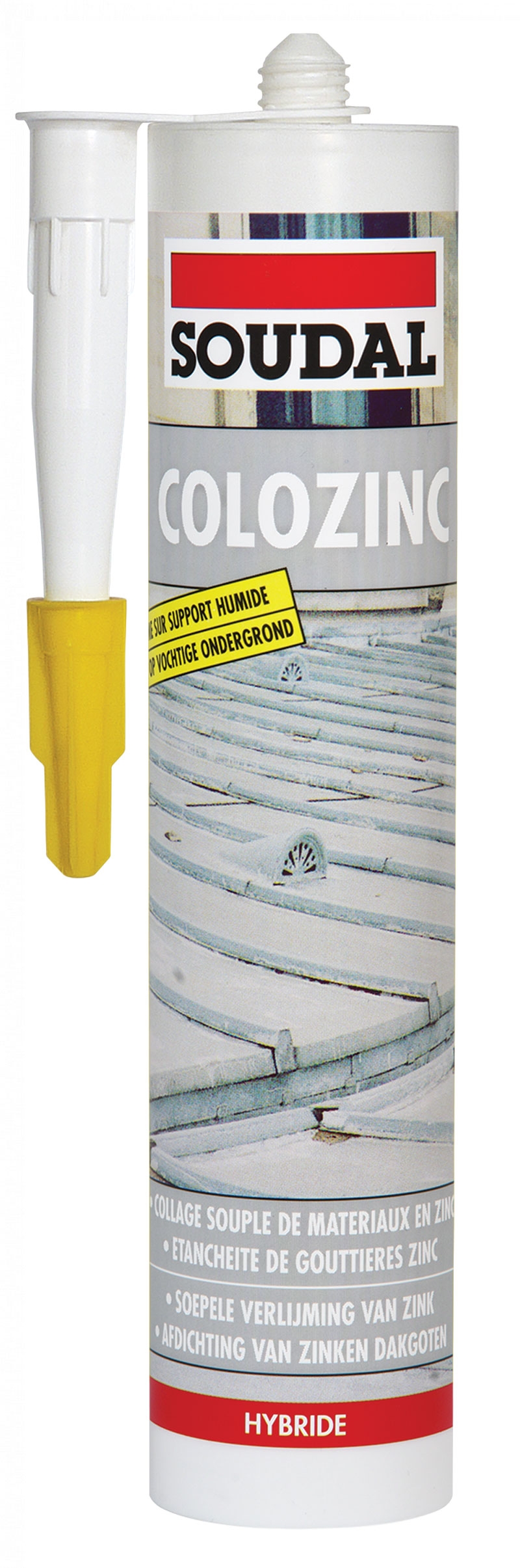 

Клей-Герметик Для Металлочерепицы Прозрачный 290 мл SOUDAL COLOZINC