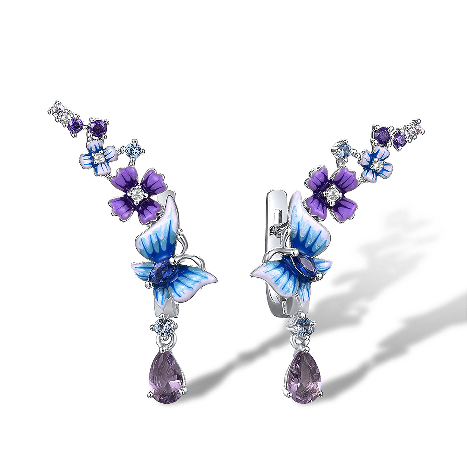 

Серьги из серебра с эмалью 1759267