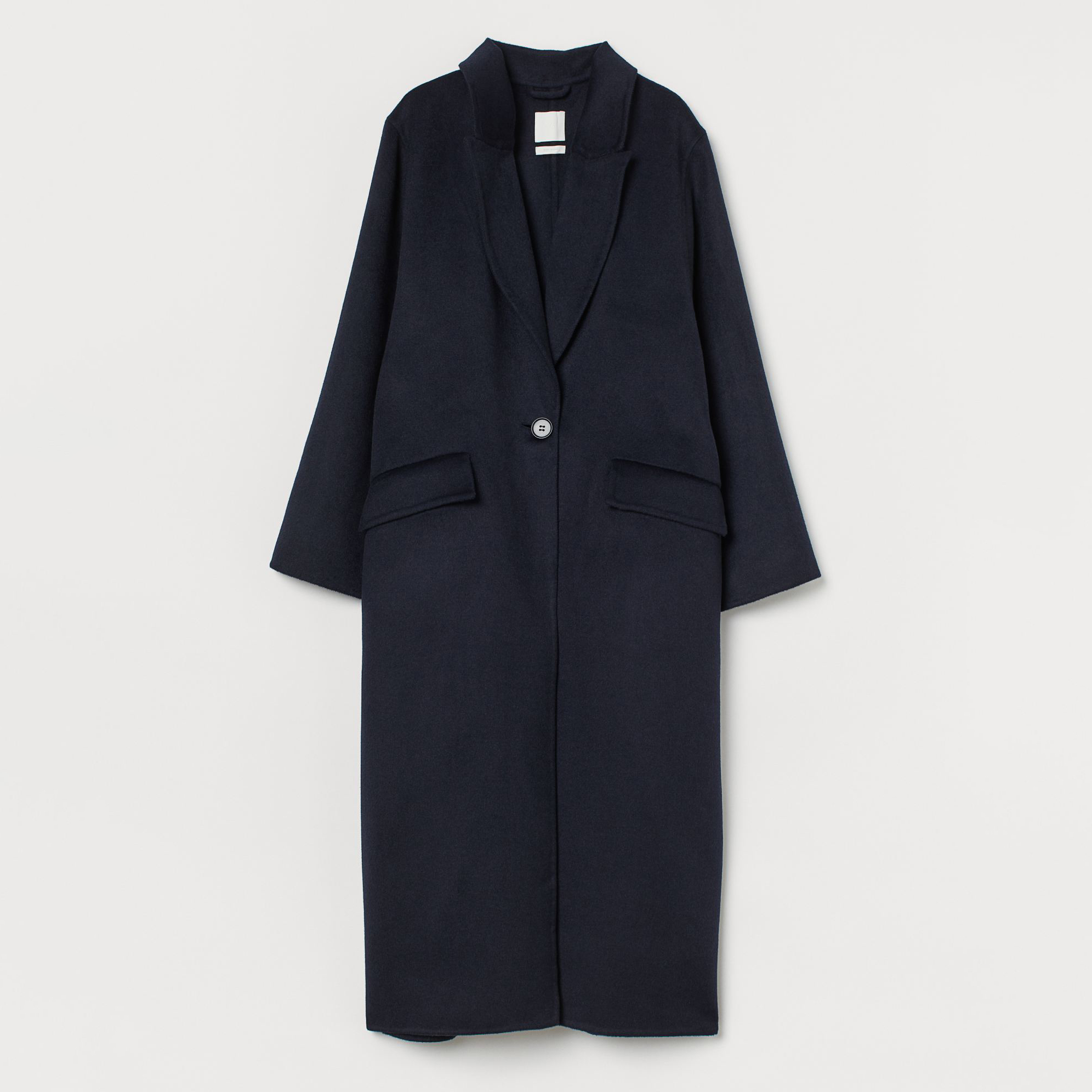 

Пальто H&M 1008-9403123  Темно-синее, Пальто H&M 1008-9403123 L Темно-синее