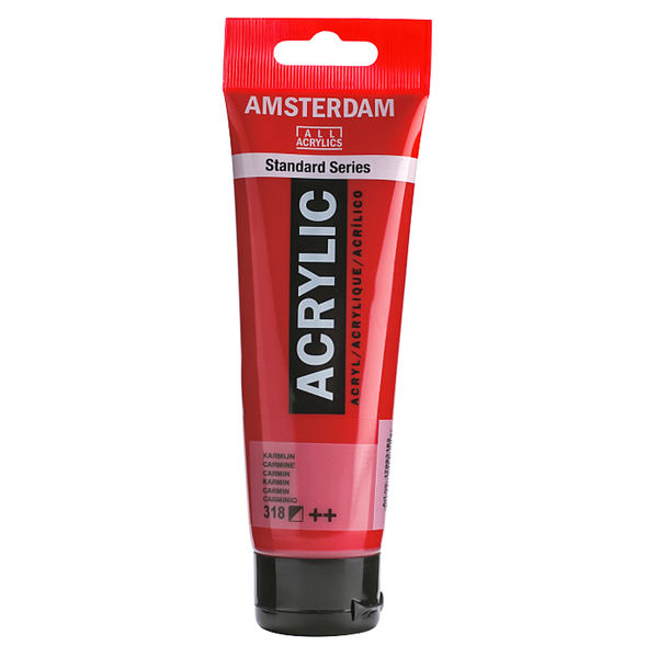 

Краска акриловая AMSTERDAM 120 мл (318) Карминовый (17093182)