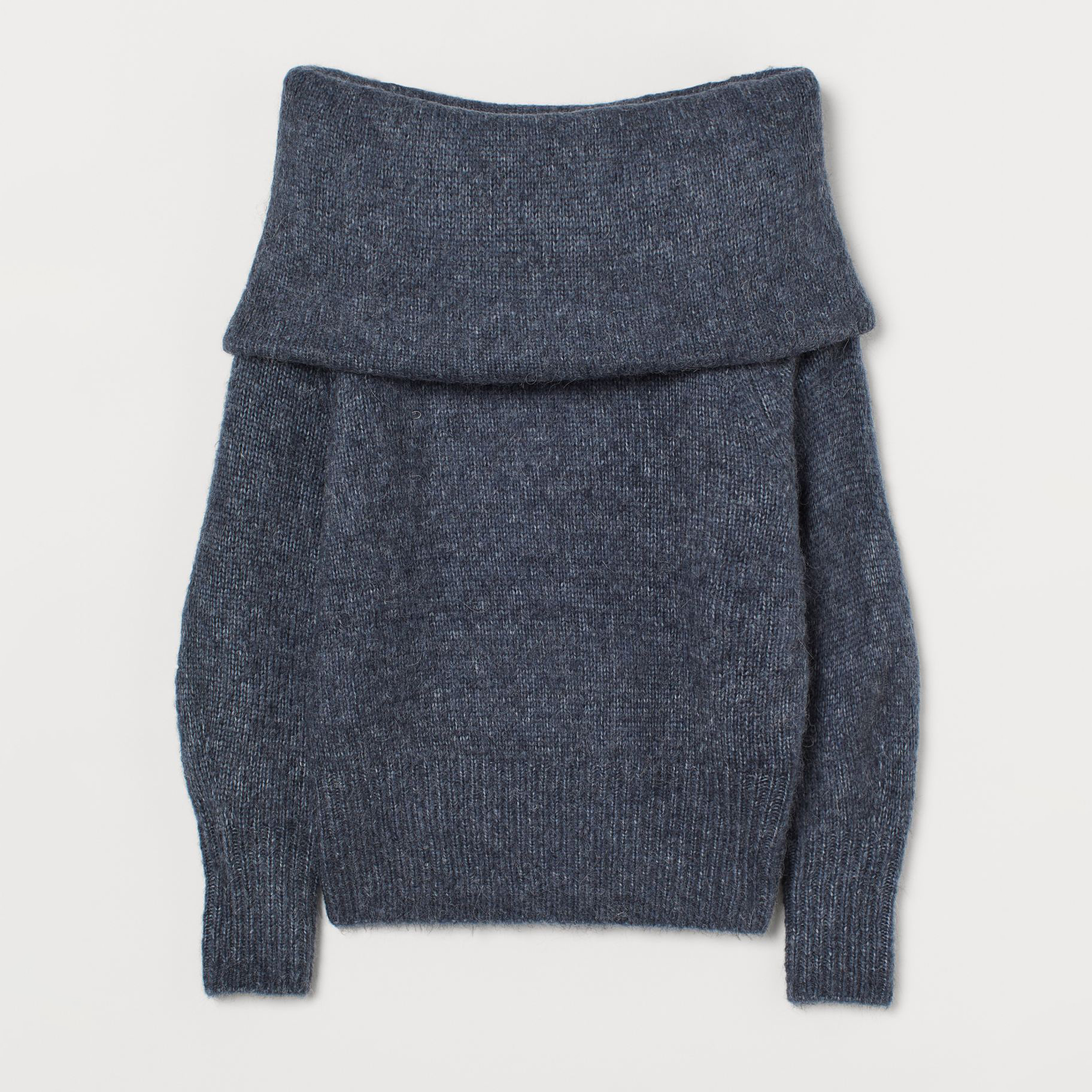 

Джемпер H&M 1908-9417333 S Синий меланж
