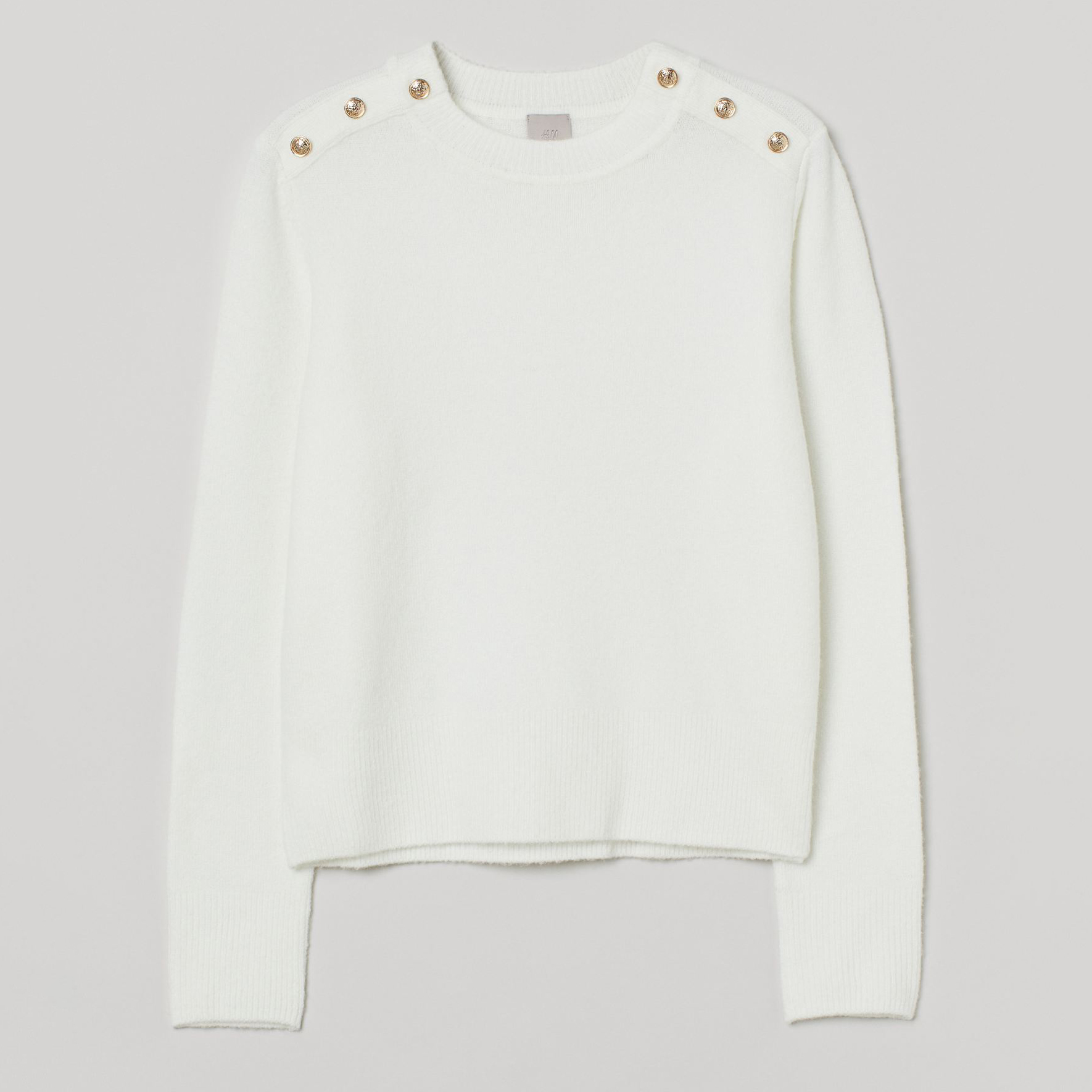 

Джемпер H&M 2505-9132722 M Белый