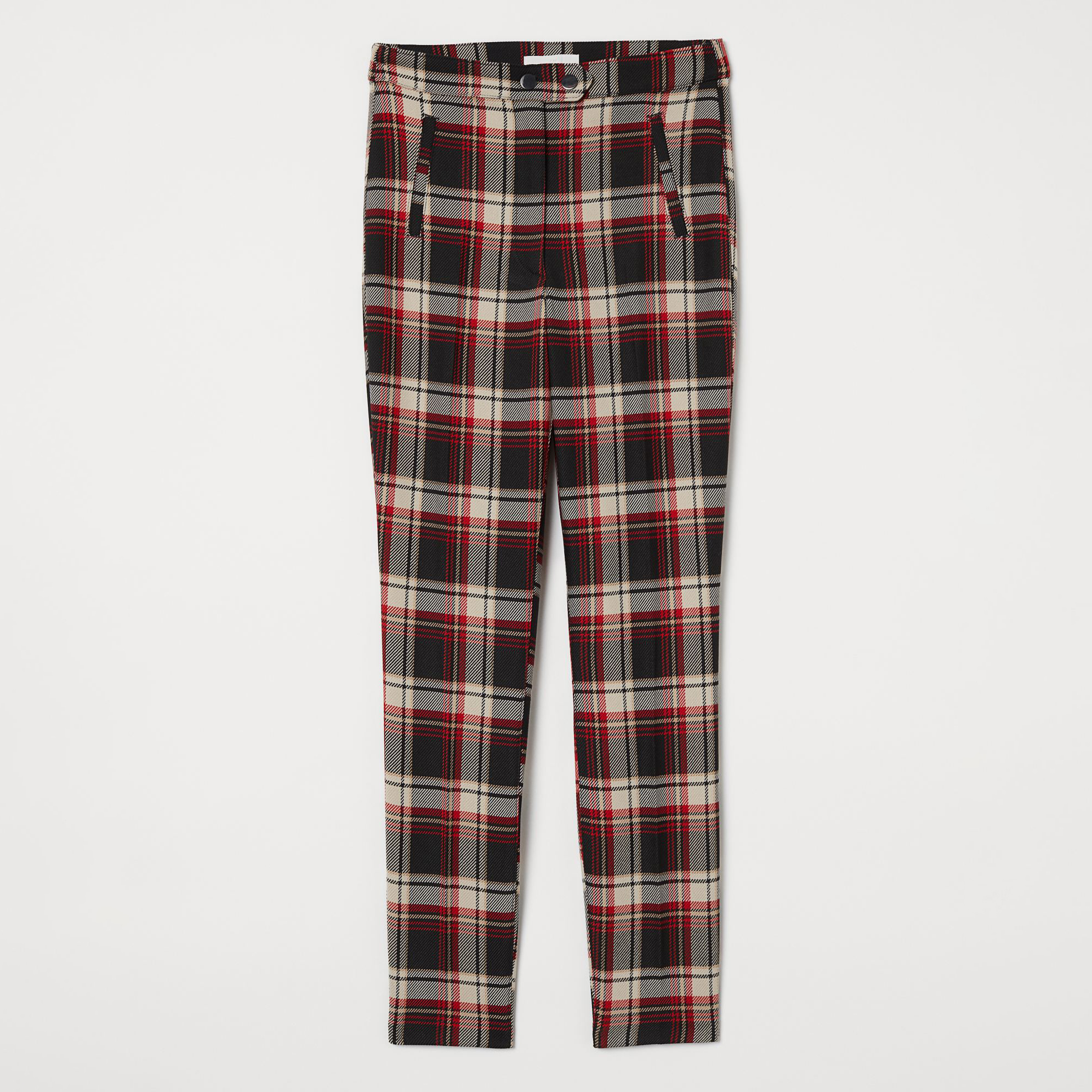 

Брюки H&M 2608-8267760  Бежевые с красным, Брюки H&M 2608-8267760 50 Бежевые с красным