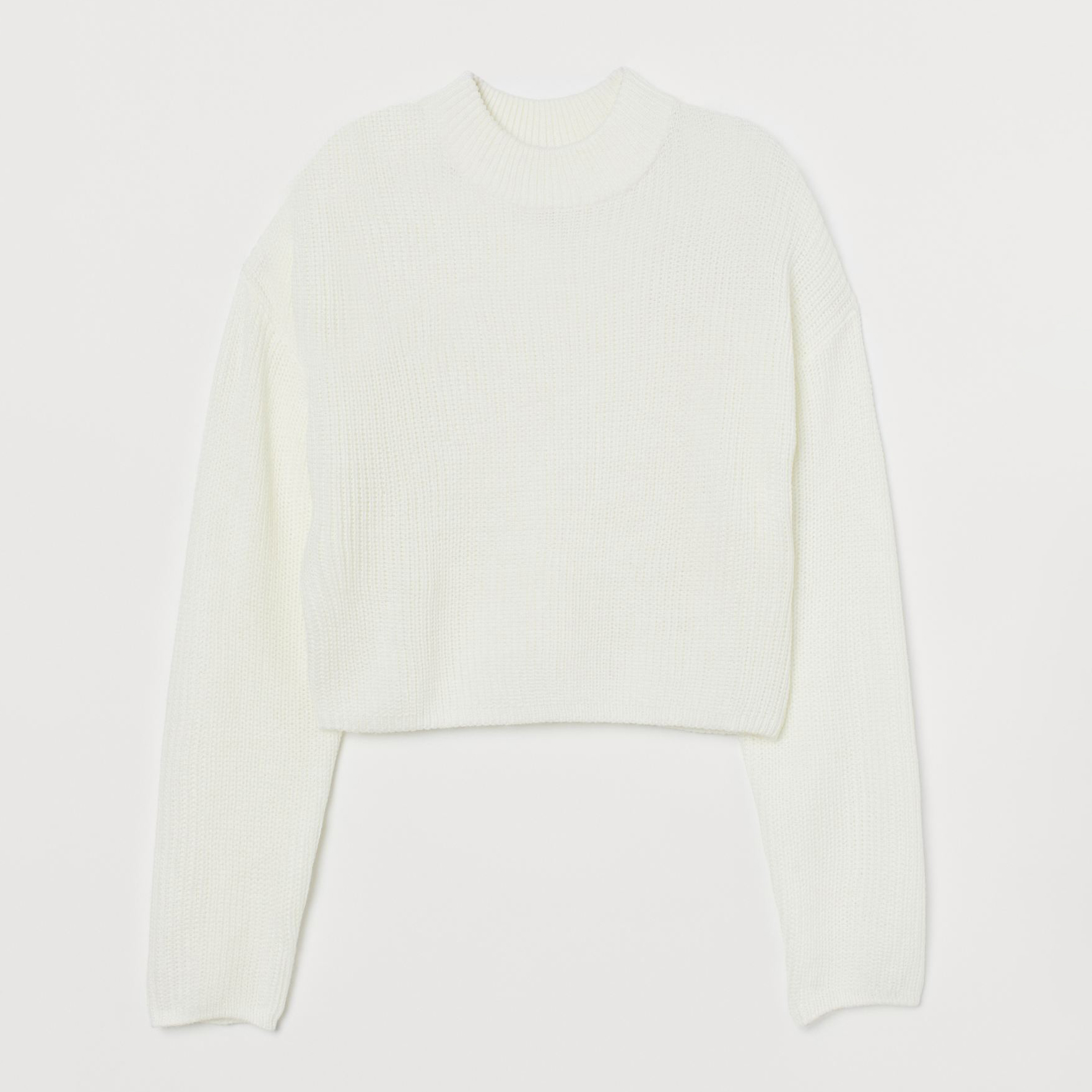 

Свитер H&M 907-7674232 S Белый
