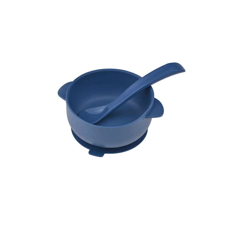 

Тарелка силиконовая с крышкой и ложкой для первого прикорма Gornyatko 300 мл Синий