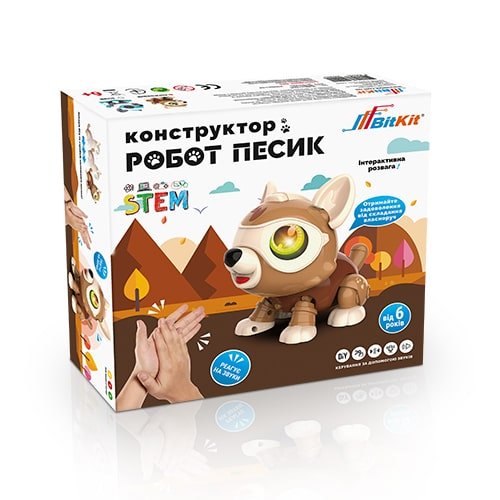 

Пёсик - робот конструктор