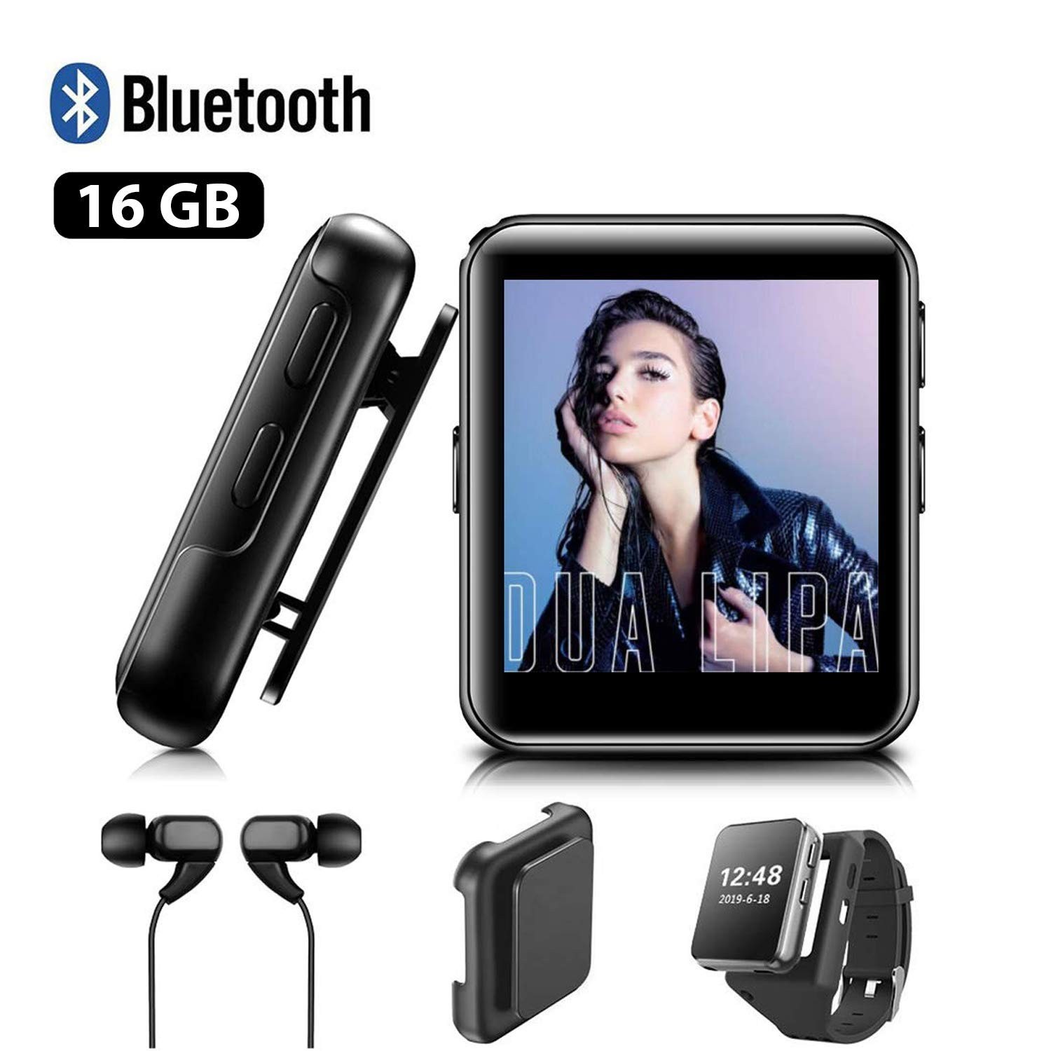 MP3 Плеер BENJIE K1 16 Гб Bluetooth компактный сенсорный экран черный –  фото, отзывы, характеристики в интернет-магазине ROZETKA от продавца:  Shyharenko | Купить в Украине: Киеве, Харькове, Днепре, Одессе, Запорожье,  Львове