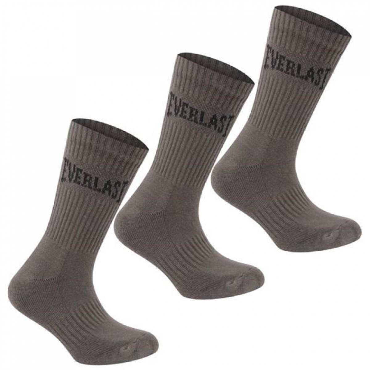 

Носки Everlast 3 Pack Crew Grey, Носки Everlast 3 Pack Crew Grey, 41-45