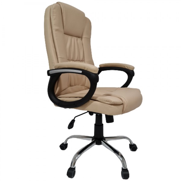 

Кресло офисное Avko Style АOC2063 Beige из эко кожи с механизмом качания TILT и MUL-T-Block + пневмопатрон