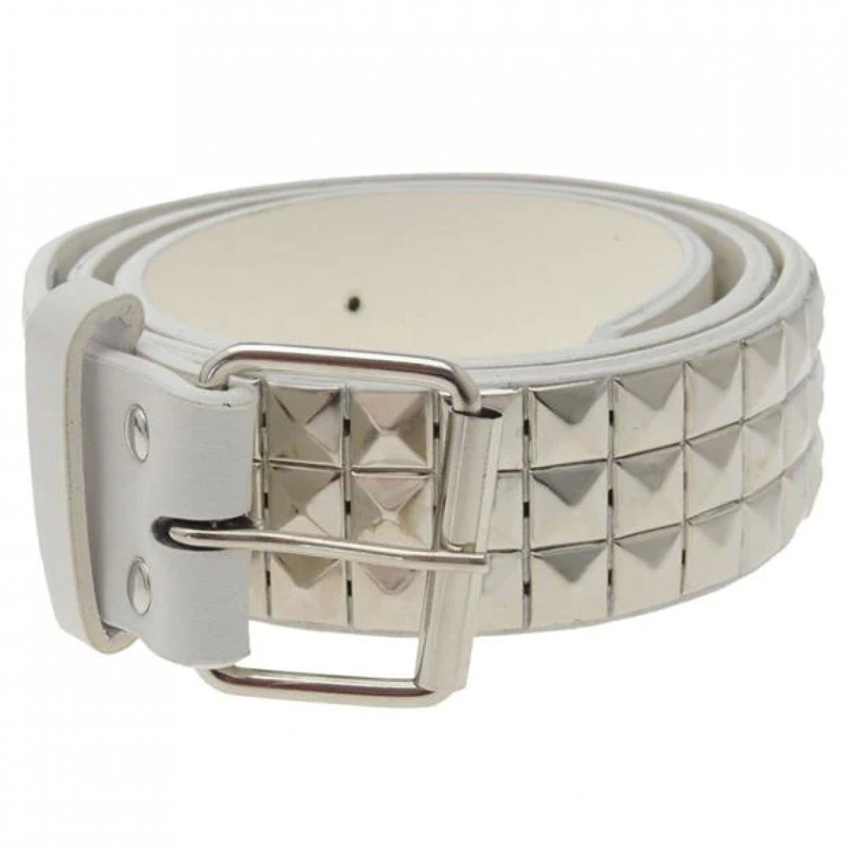 

Ремень Pulp 3 Row Stud White/Silver, M (46)