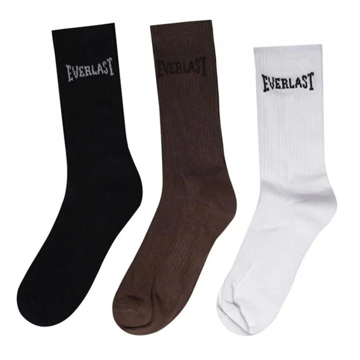 

Носки Everlast 3 Pack Crew Blk/Gry/Whi, Носки Everlast 3 Pack Crew Blk/Gry/Whi, 41-45