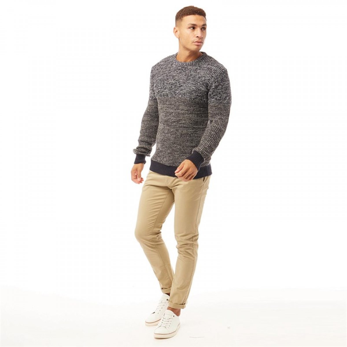 

Джемпер Brave Soul Drew Neck Knitwear Dark Navy Navy, XS (42)