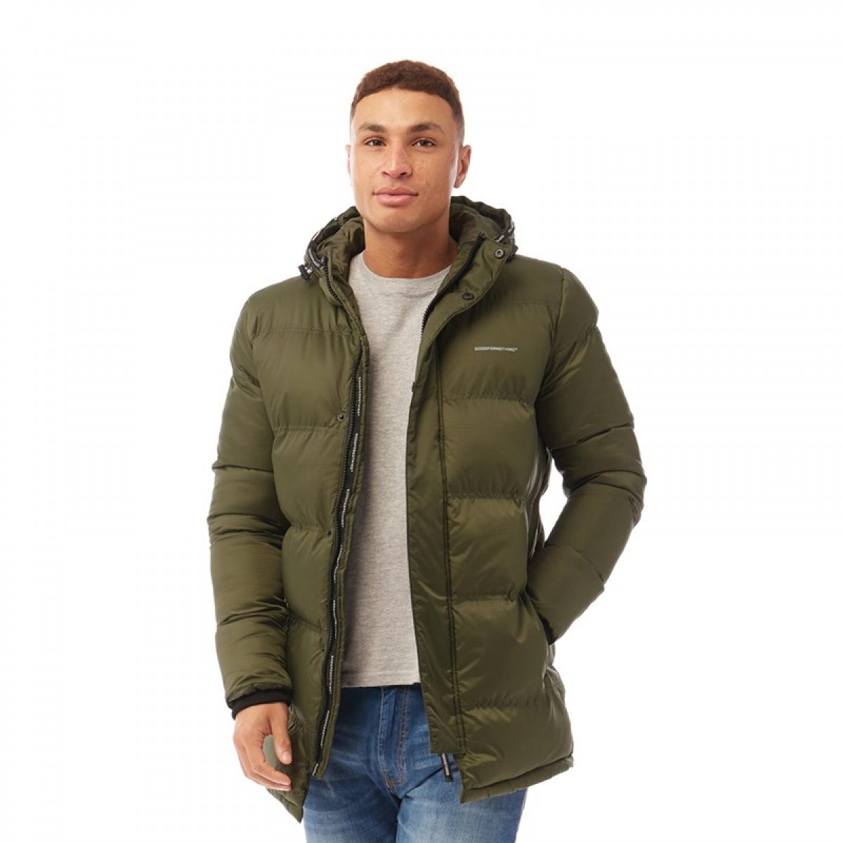 

Зимняя куртка GOOD FOR NOTHING Ripstop Longline Sage Green Khaki, S (44)
