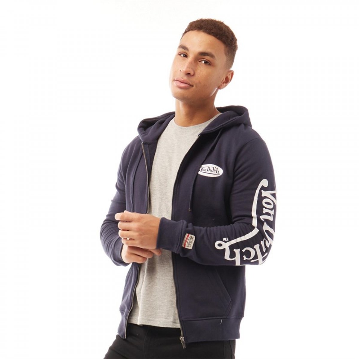 

Толстовка Von Dutch V-Variable Zip Sweat Navy Navy, S (44)