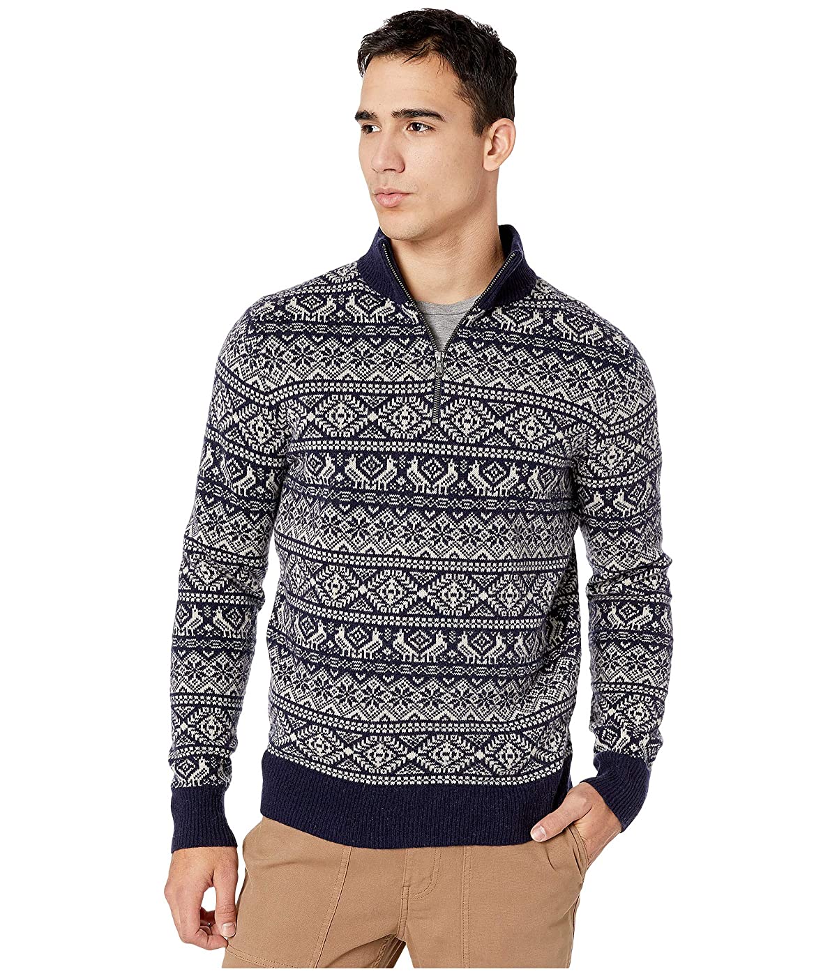 

Свитер J.Crew Fair Isle Lambswool Half-Zip Fair Isle Navy, XS (42)