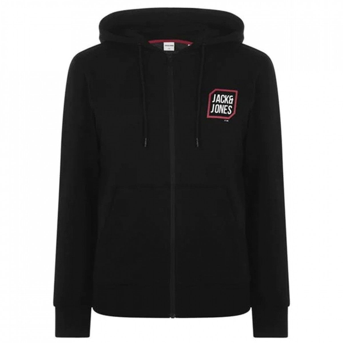 

Толстовка Jack and Jones Logo Full Zip Black, L (48)
