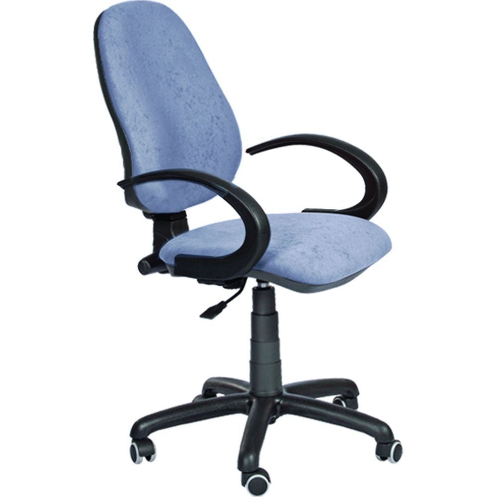 

Кресло офисное без подголовника Поло 50/АМФ-5 механизм (ПК) Перманент-контакт, ткань Розана-102 голубой AMF