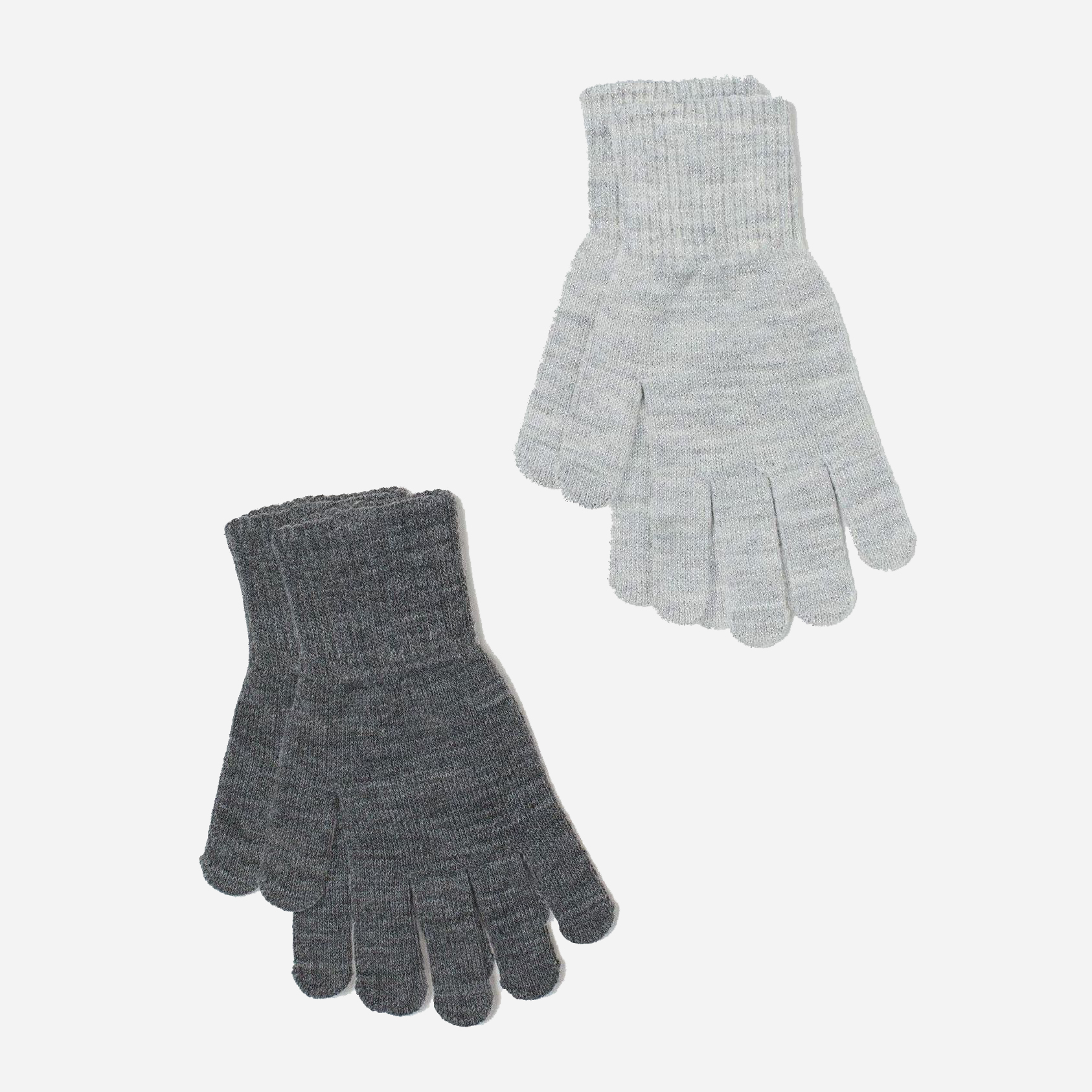 

Перчатки H&M 7403860wtt 134-170 см 2 пары Светло-серые