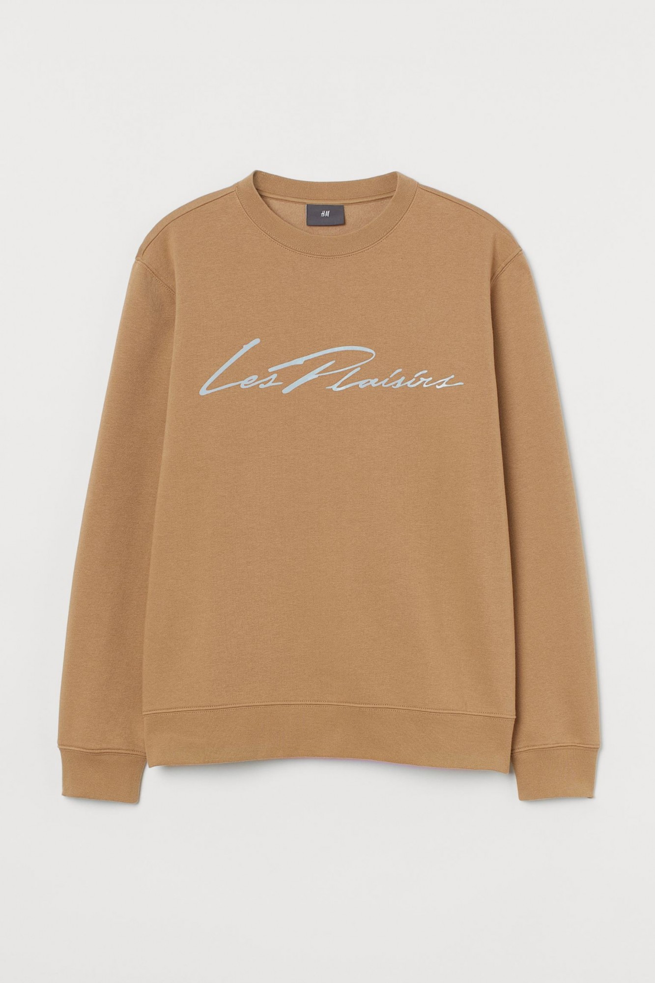 

Свитшот с принтом H&M размер L темно-бежевый 0779633024