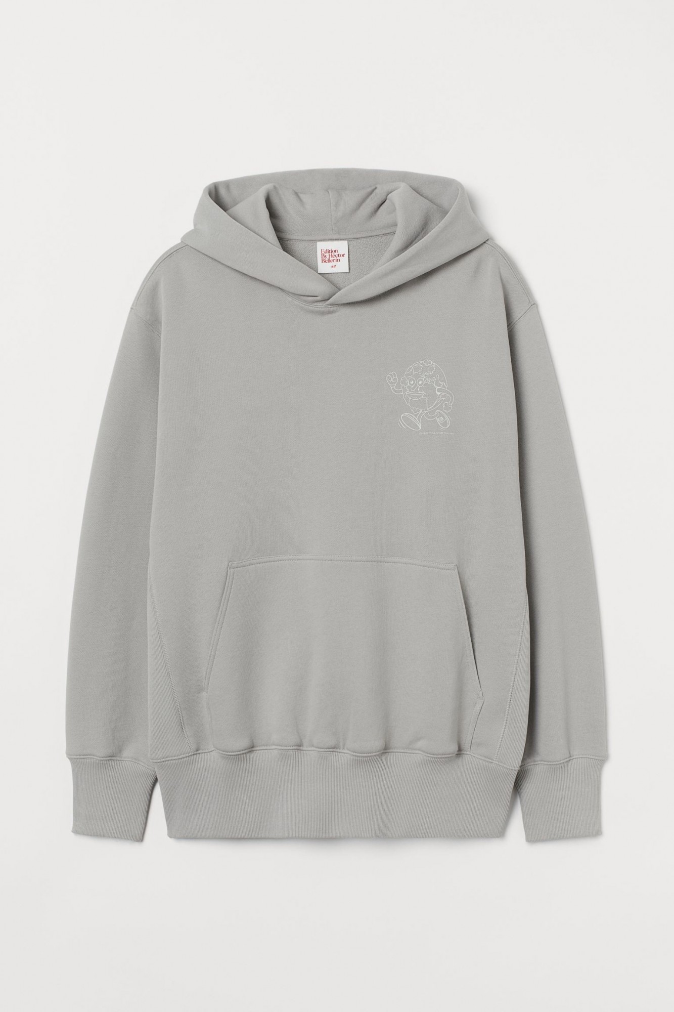 

Худи с принтом H&M Héctor Bellerín размер S серый 0960787001