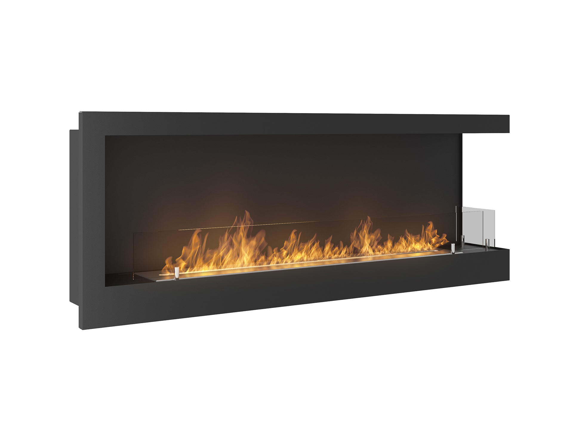 

Биокамин SIMPLE FIRE CORNER 1200 R со стеклом