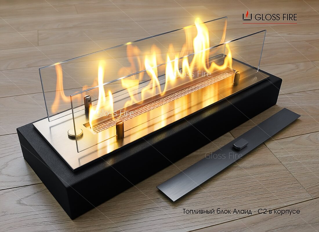 

Биокамин механический GLOSS FIRE Алаид Style 300-К-С2
