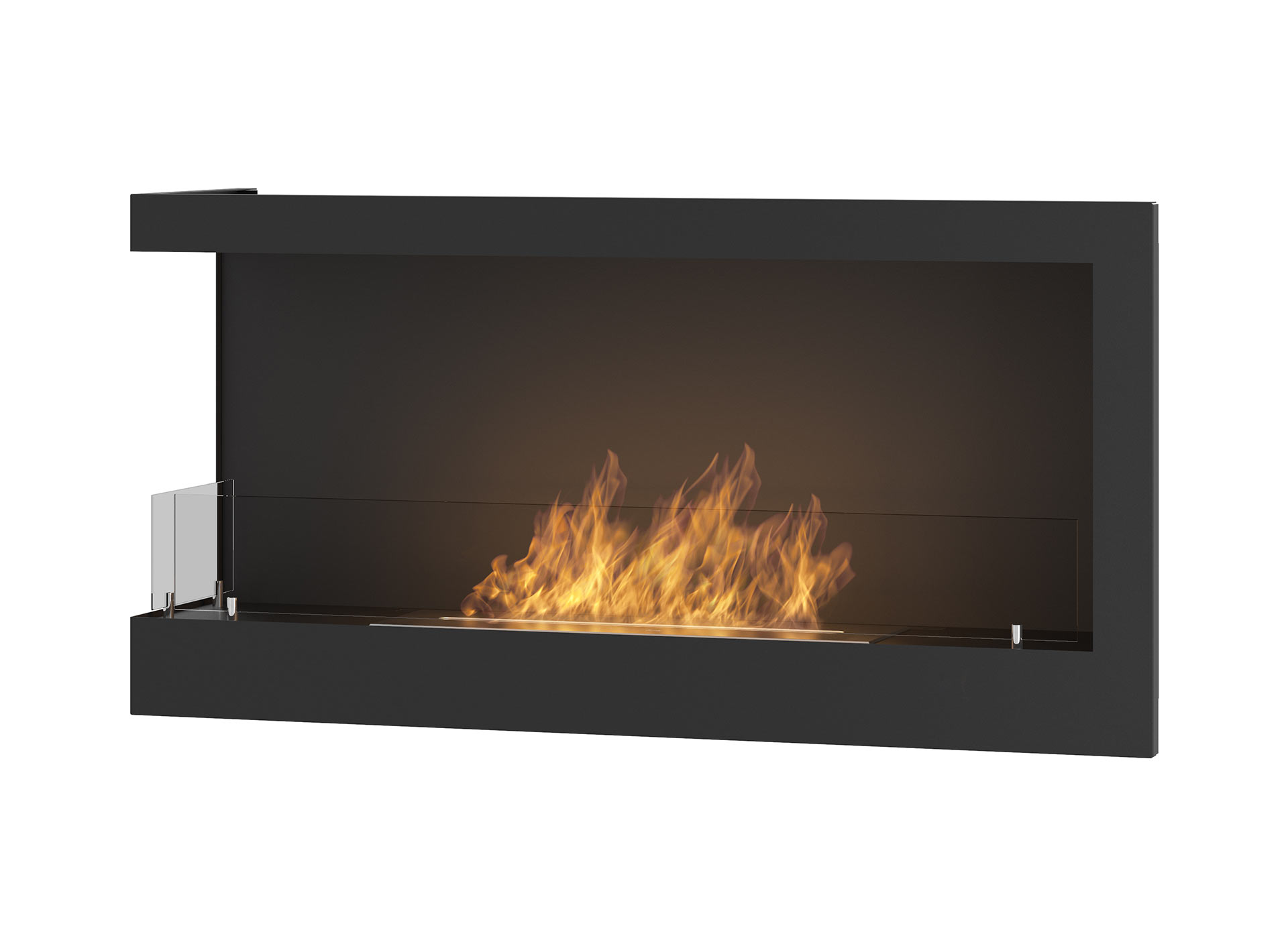 

Биокамин SIMPLE FIRE CORNER 900 L со стеклом