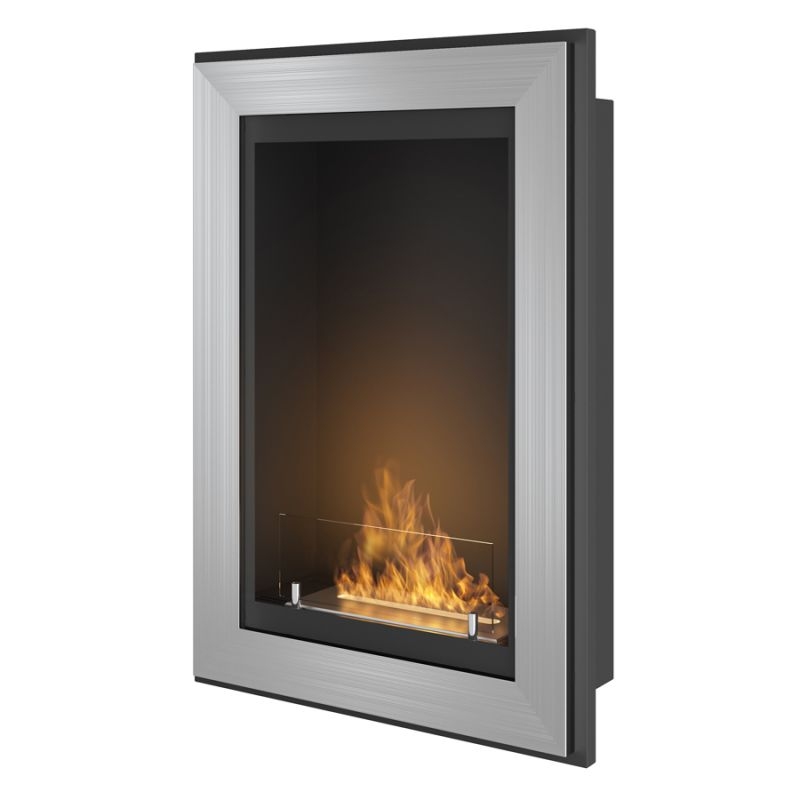 

Биокамин SIMPLE FIRE FRAME 550 серый со стеклом