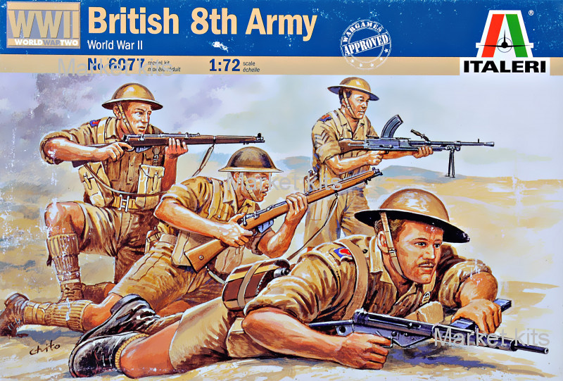 

8-я армия Британии , Вторая Мировая война 1:72 ITALERI (IT6077)