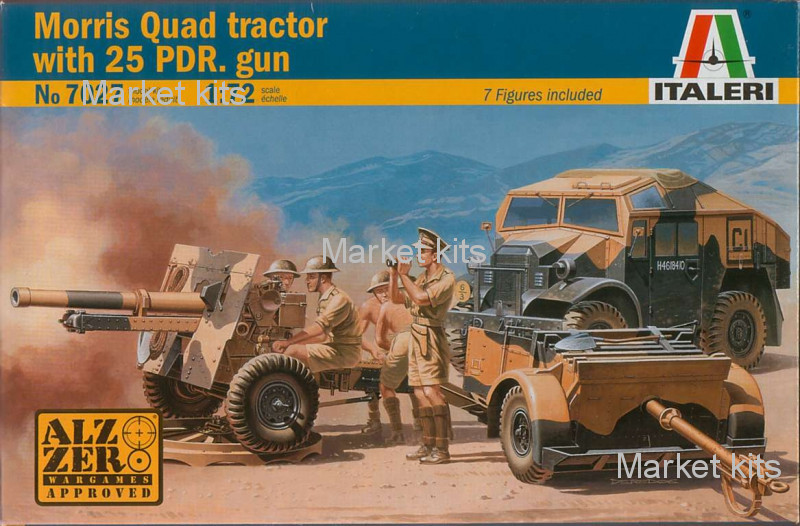 

Полевой артиллерийский тягач "Morris" с 25-фунтовкой 1:72 ITALERI (IT7027)