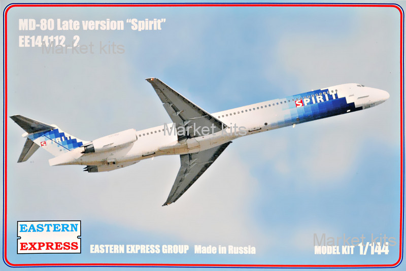

Авиалайнер MD-80, поздняя версия "Spirit" 1:144 Eastern Express (EE144112-02)