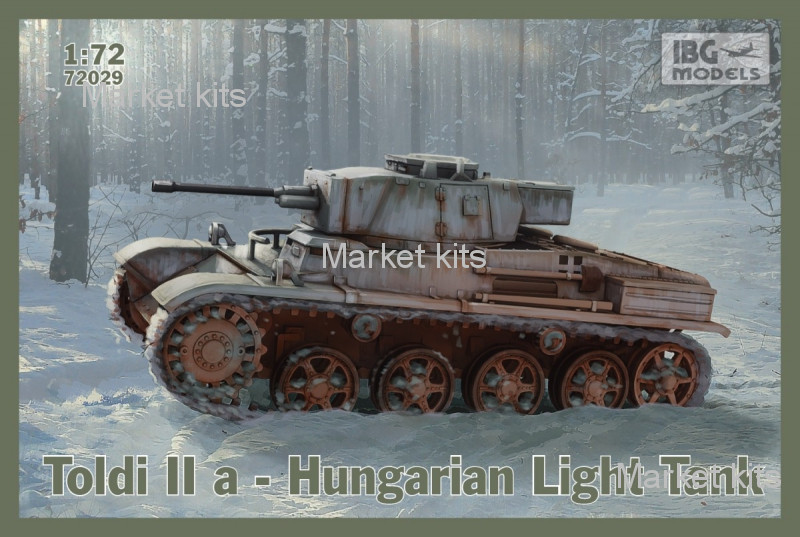 

Венгерский легкий танк Toldi IIa 1:72 IBG Models (IBG72029)