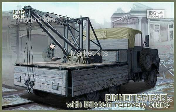 

Фронтовой грузовик Einheitsdiesel с краном Bilstein 1:35 IBG Models (IBG35006)