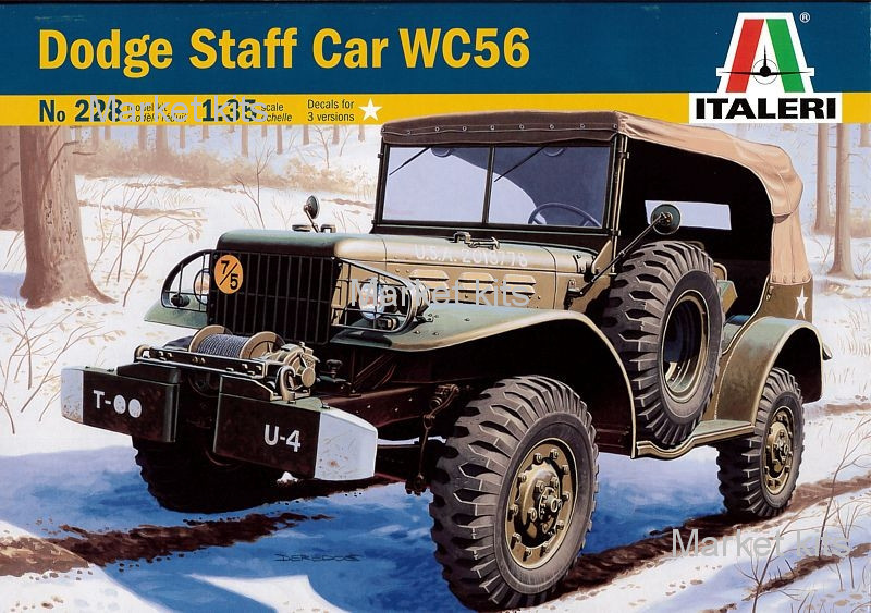 

Штабной автомобиль Dodge WC 56 1:35 ITALERI (IT0228)