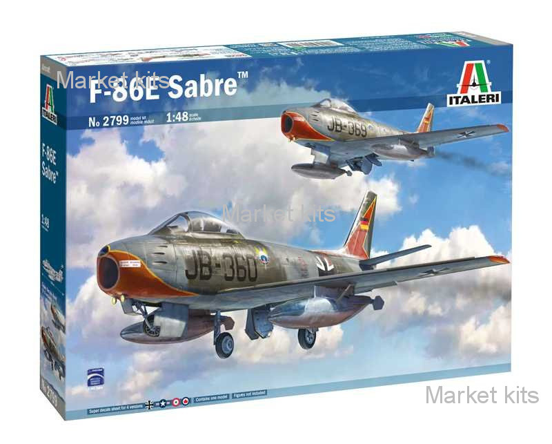 

Многоцелевой истребитель F-86E Sabre 1:48 ITALERI (IT2799)