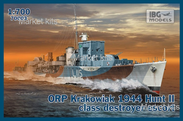 

Сторожевой корабль класса эскорт ORP "Krakowiak", 1944 1:700 IBG Models (IBG70003)